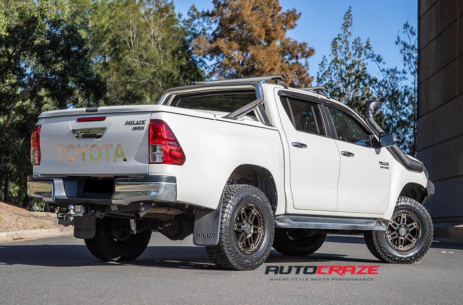 TOYOTA HILUX N80 4WD SPY XD 2 SATIN BLACK DARK TINT 